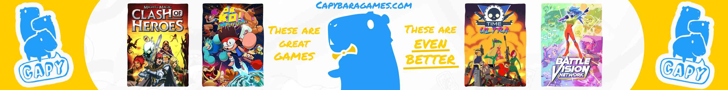 Capybara Games Web Banner AD